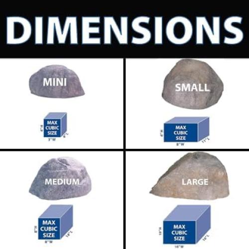 Cubierta de roca falsa Airmax AES551 1.76 kg 45.72x40.64 cm