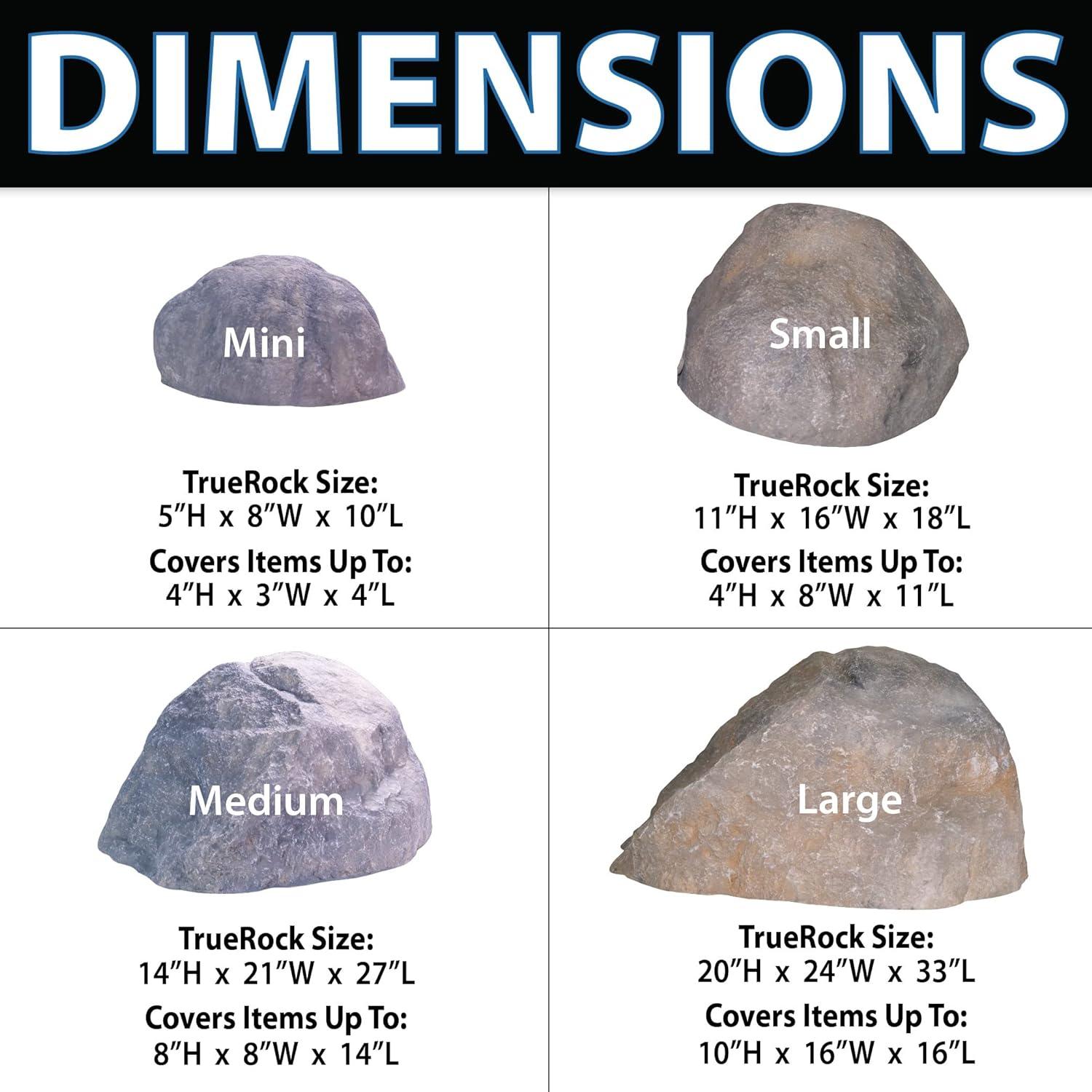 Cubierta de roca falsa Airmax AES551 1.76 kg 45.72x40.64 cm
