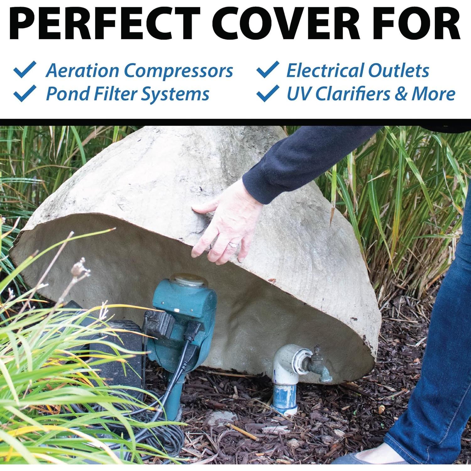 Cubierta de roca falsa Airmax AES551 1.76 kg 45.72x40.64 cm