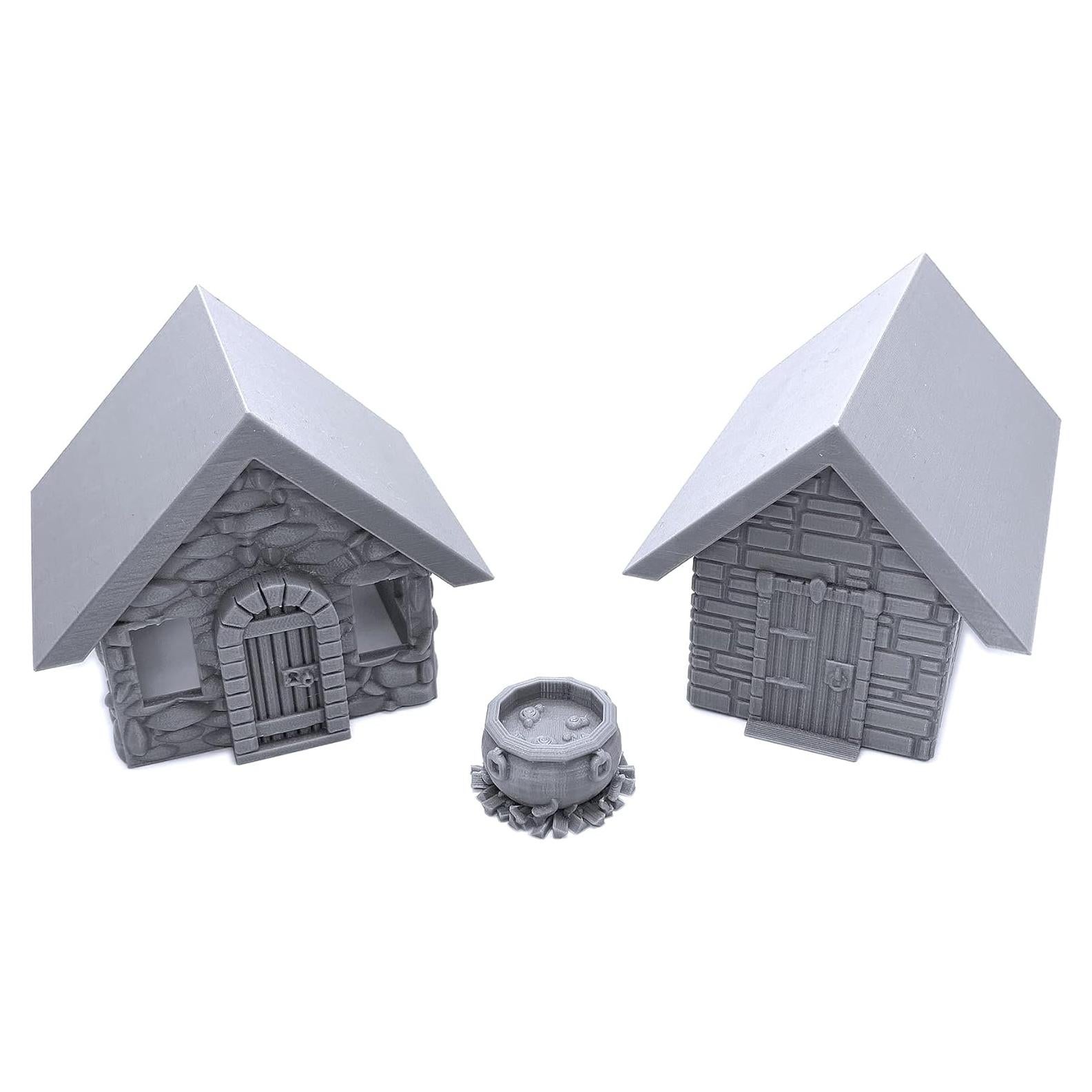 Casas de Piedra EnderToys para Miniaturas 28mm - Impreso 3D