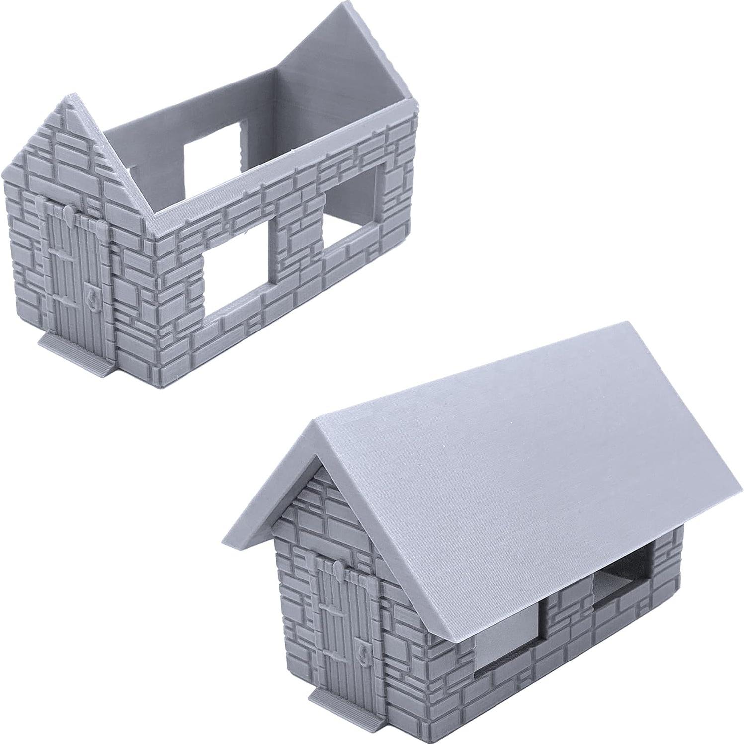 Casas de Piedra EnderToys para Miniaturas 28mm - Impreso 3D