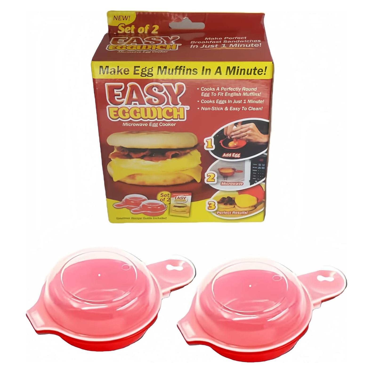 Cocedor de Huevo LIUSM para Microondas - 2 Piezas