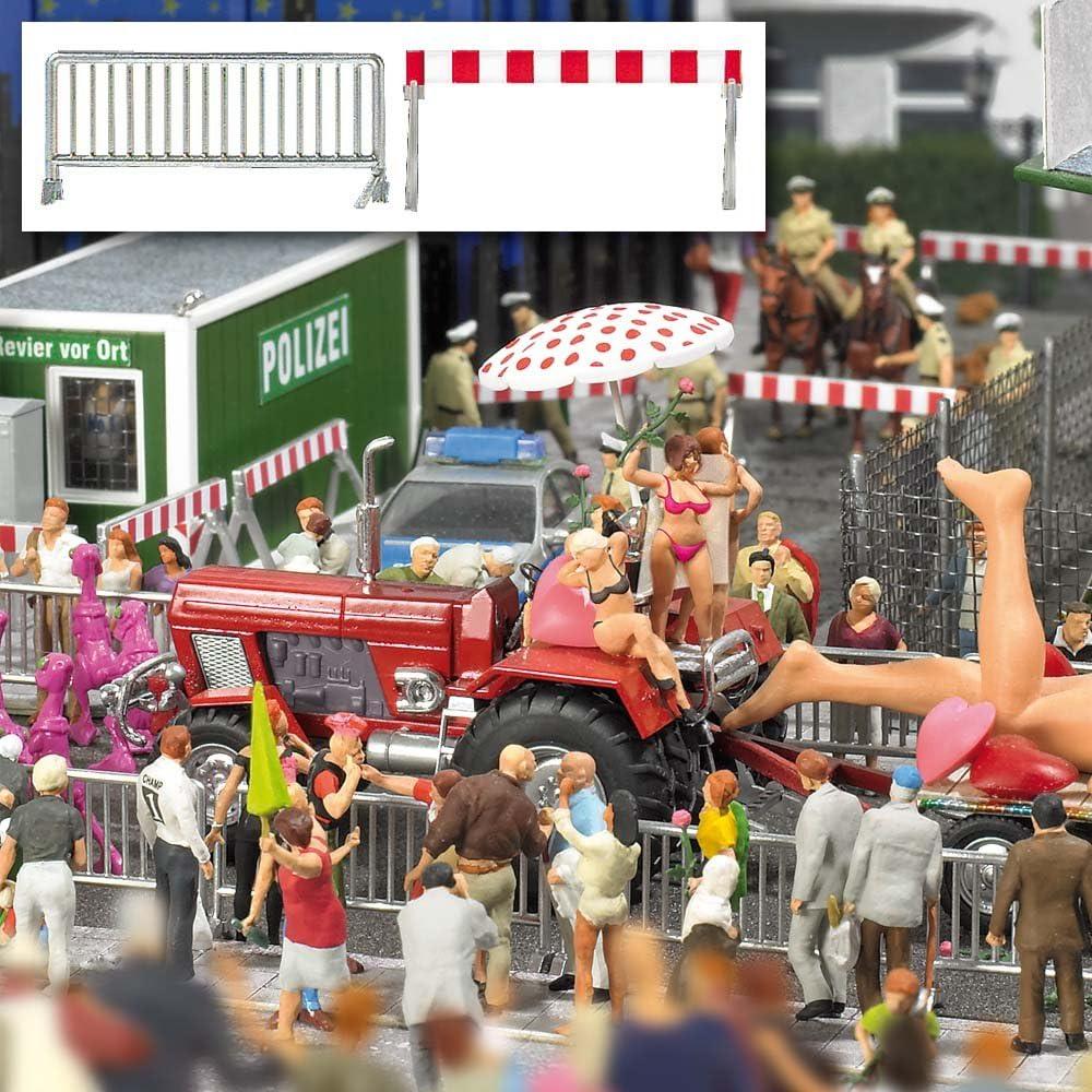 Conjunto Control de Multitudes Busch 1018 Escala HO 1:87