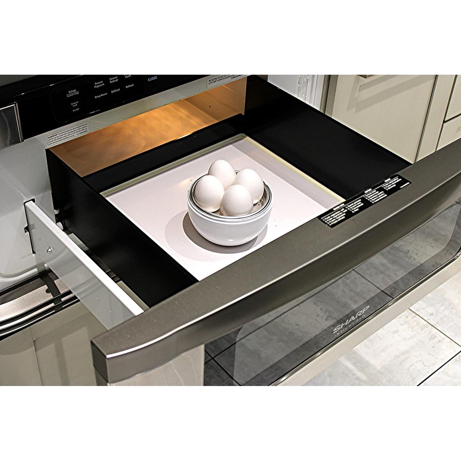 Cocedor de Huevos Microondas Dependable 4 Huevos Blanco