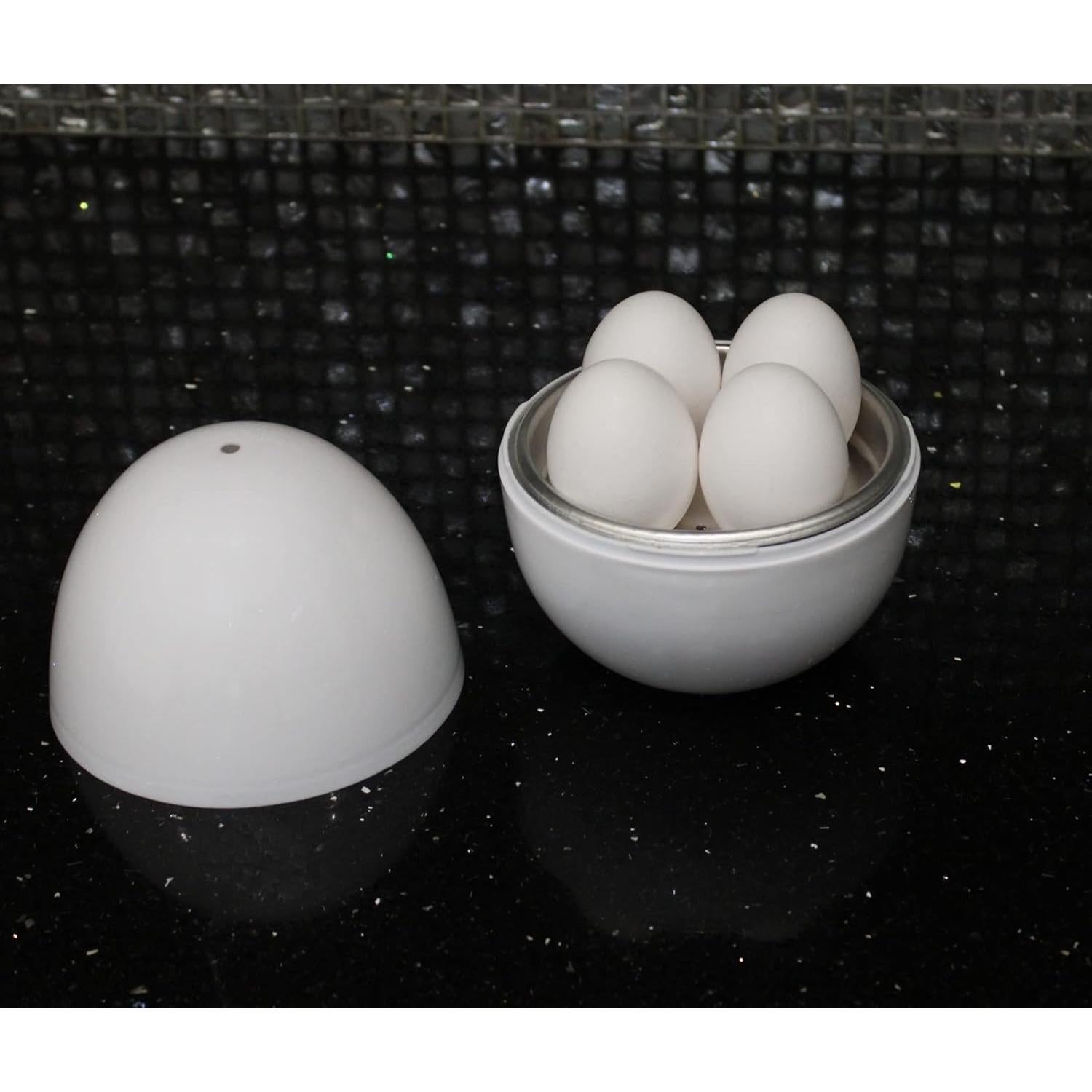 Cocedor de Huevos Microondas Dependable 4 Huevos Blanco