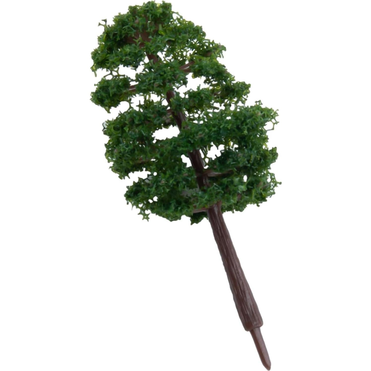 20 Piezas Mini Árboles Modelo 8 cm JurwheeR Decoración Paisajística