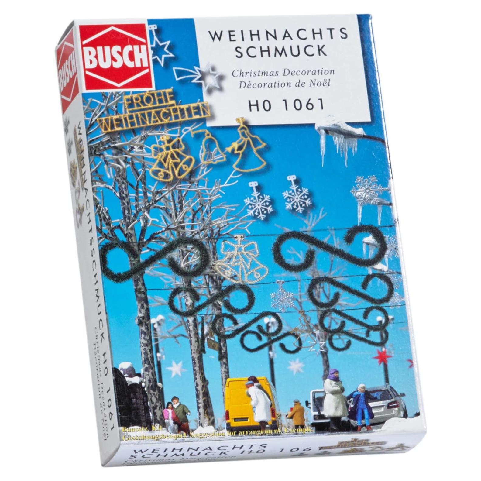 Escenario Modelo HO Busch 1061 Decoración Navideña