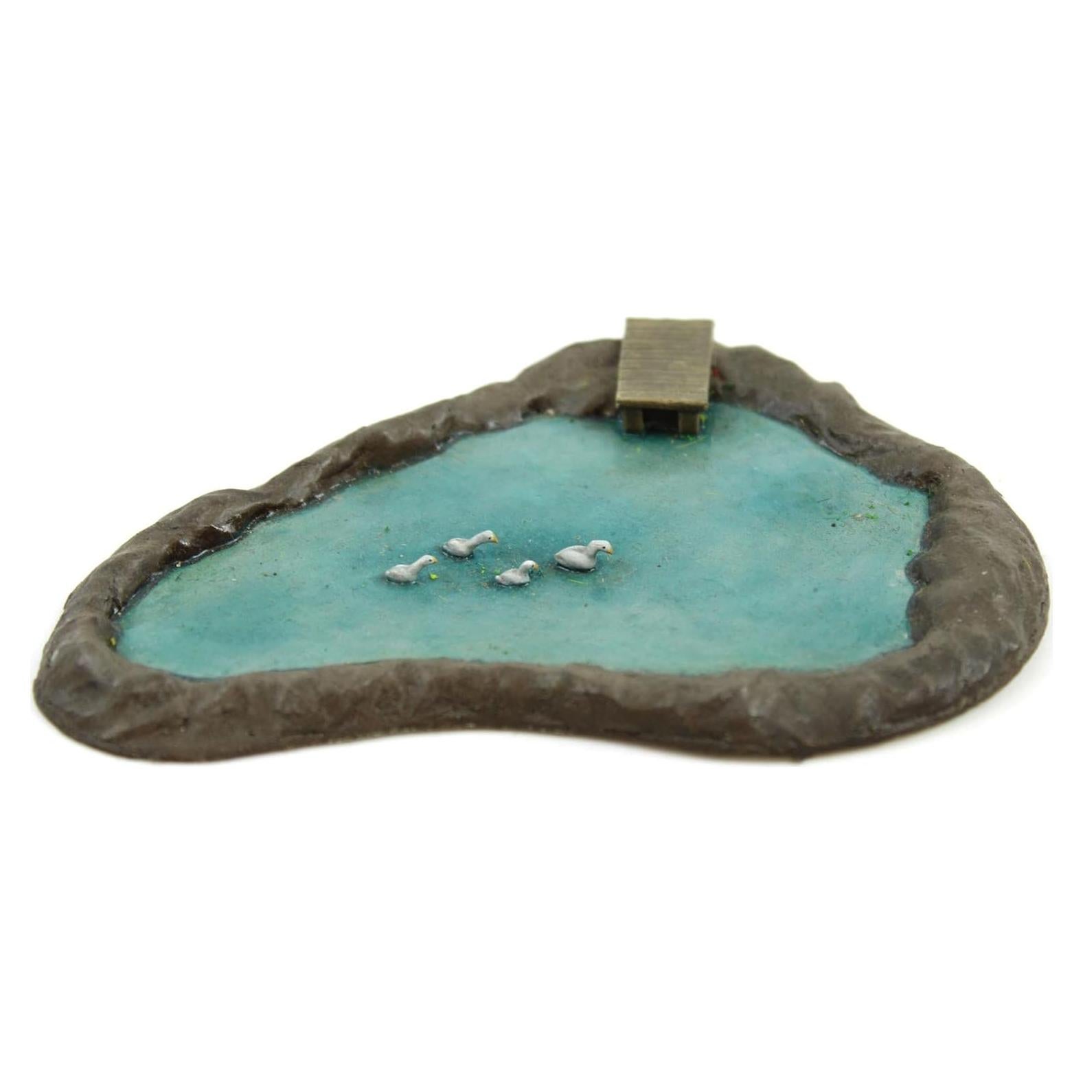 Estanque de Patos WWS Sin Pintar para Diorama OO/HO