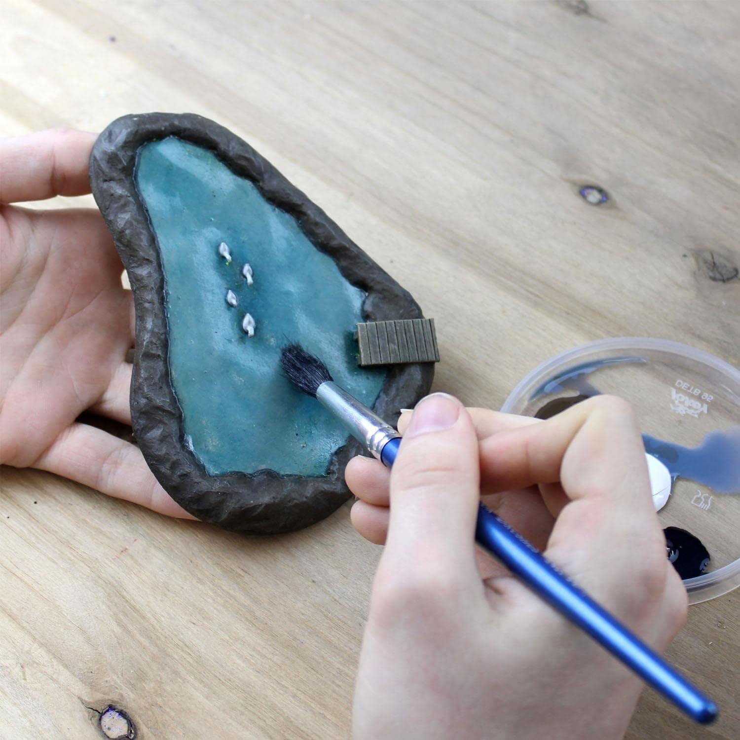 Estanque de Patos WWS Sin Pintar para Diorama OO/HO