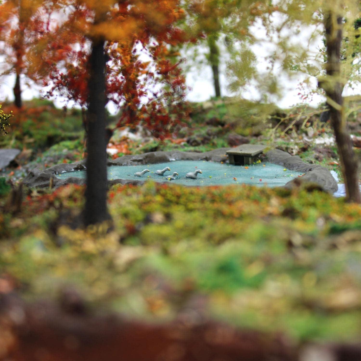 Estanque de Patos WWS Sin Pintar para Diorama OO/HO