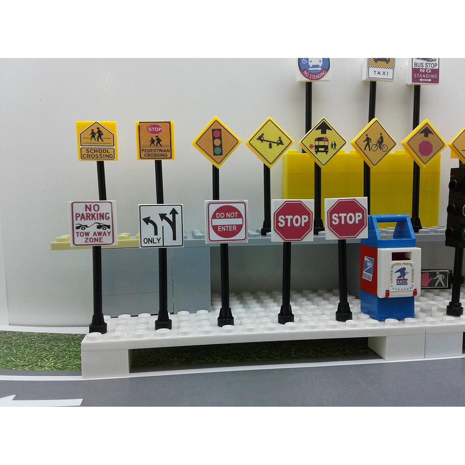 Conjunto 36 Señales de Tráfico Juguetes Miniatura 1:64