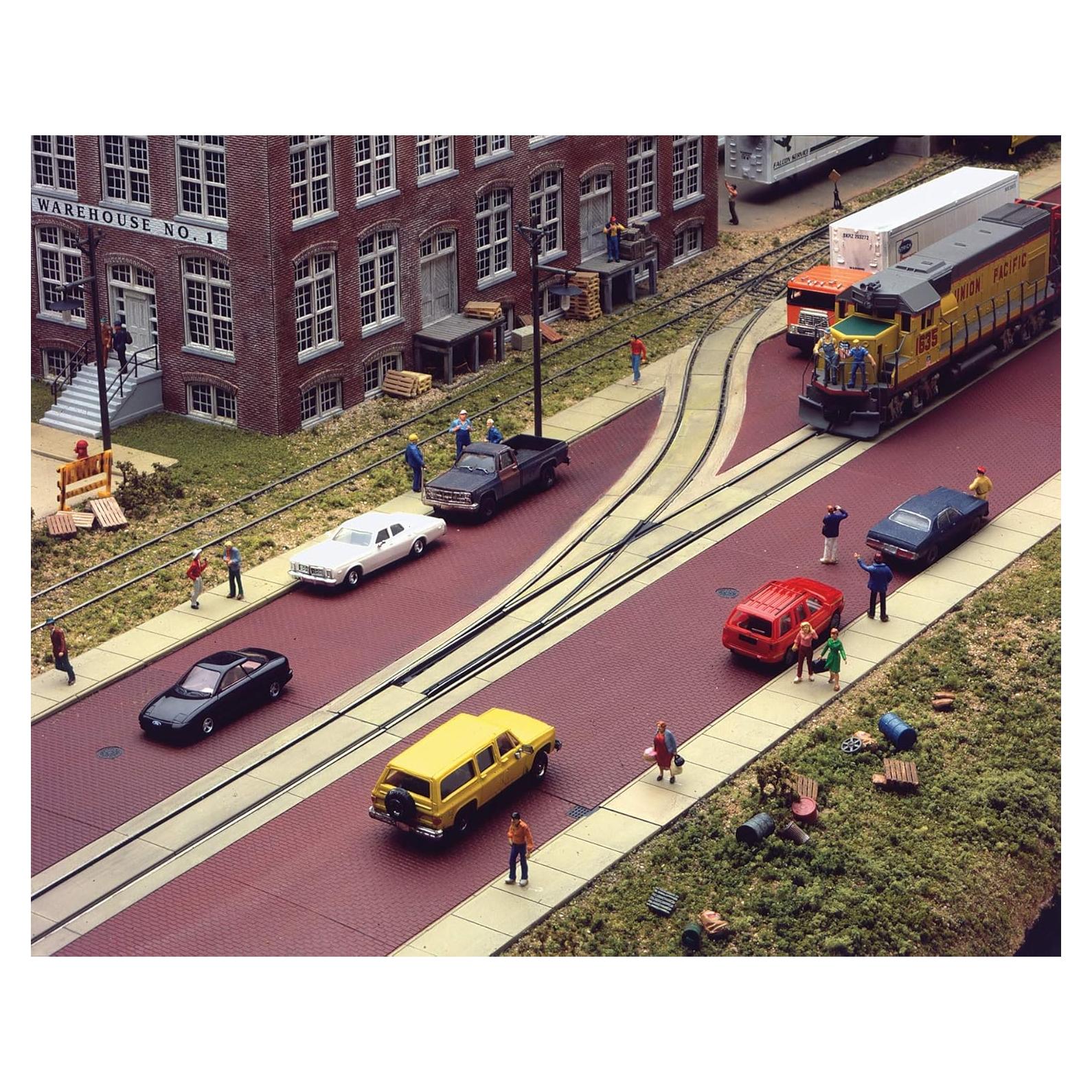 Kit de calles a escala HO Walthers Cornerstone 63 cm ladrillo