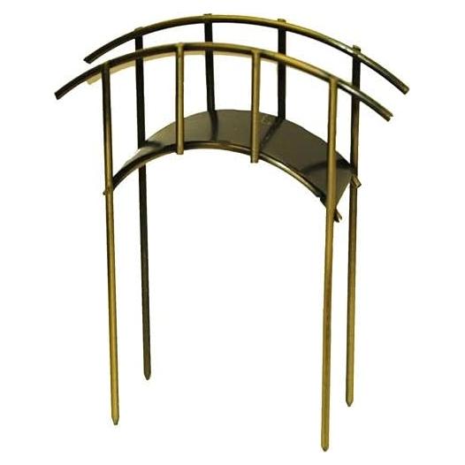 Puente Miniatura de Jardín de Hadas G & F 10,16x3,18 cm Rústico