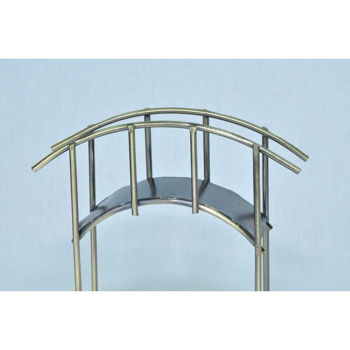 Puente Miniatura de Jardín de Hadas G & F 10,16x3,18 cm Rústico