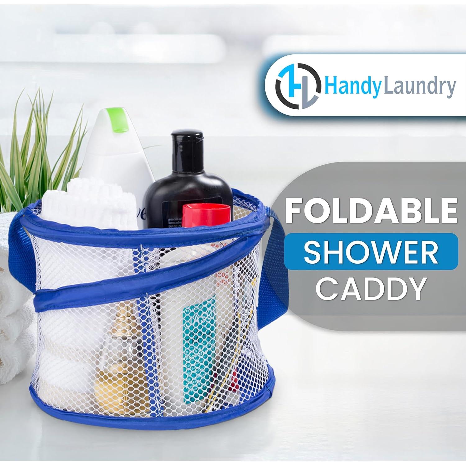 Caddy de Ducha Plegable Handy Laundry - Azul, Colapsable