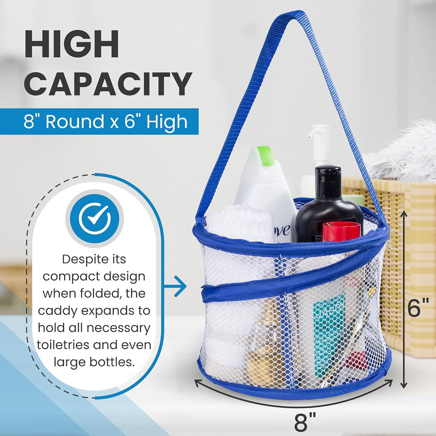 Caddy de Ducha Plegable Handy Laundry - Azul, Colapsable