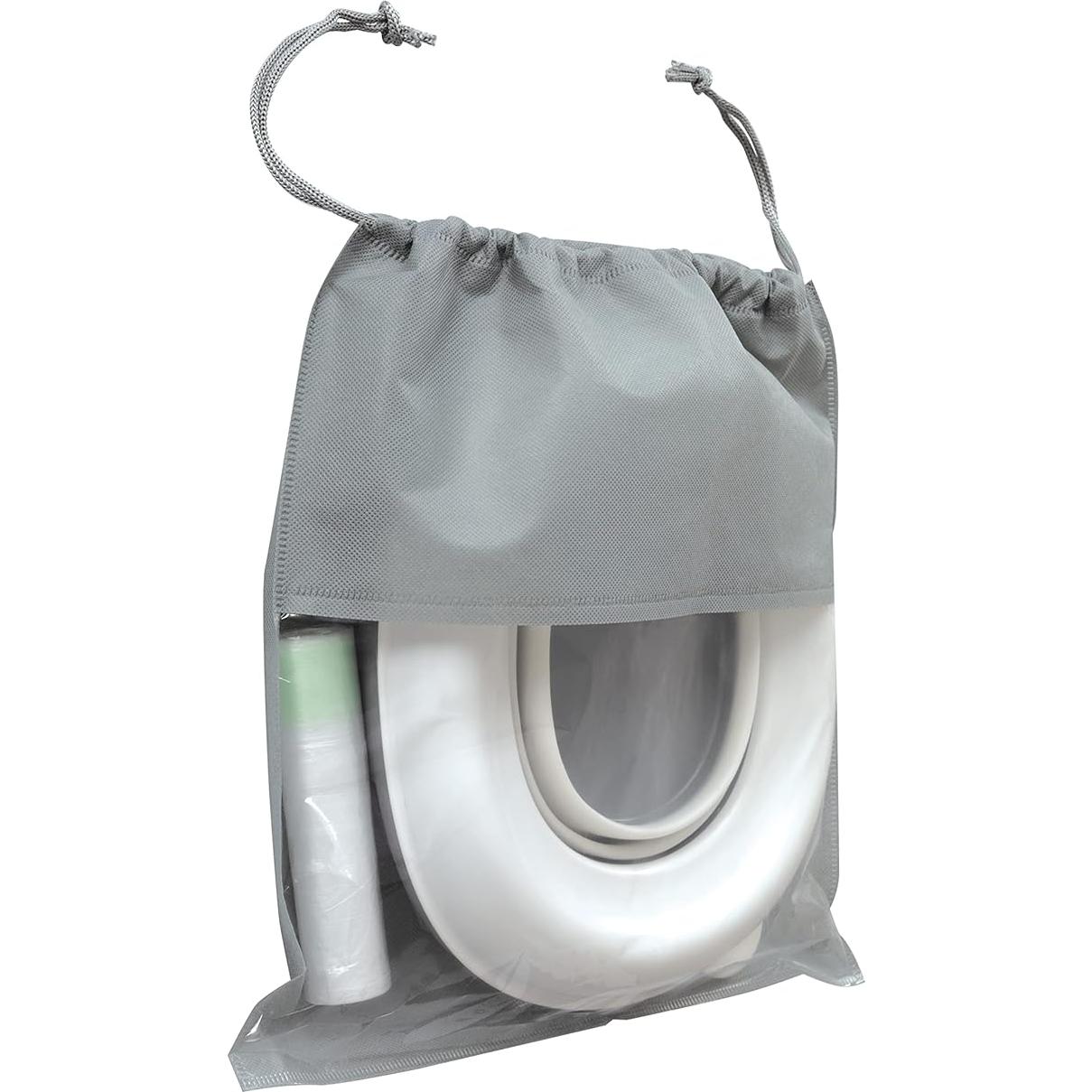 Asiento de inodoro portátil Nuby 76512 - Para niños 18 meses