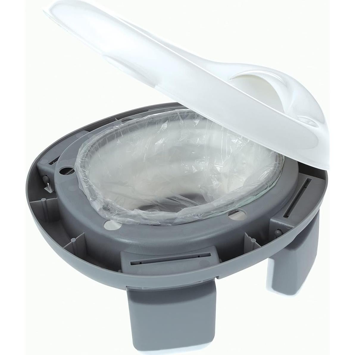 Asiento de inodoro portátil Nuby 76512 - Para niños 18 meses