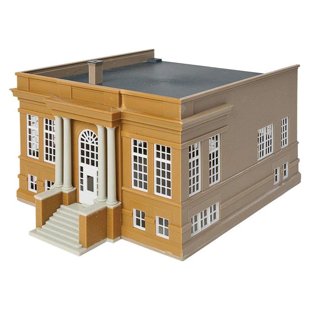 Kit Biblioteca Pública Walthers Escala HO 21.5x16.5x12 cm