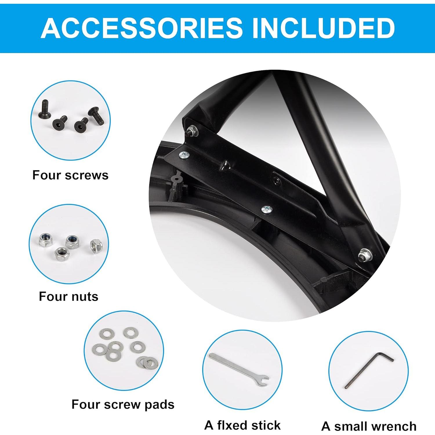 Inodoro Portátil HXSEMAYIG Plegable Acero Inoxidable 113kg