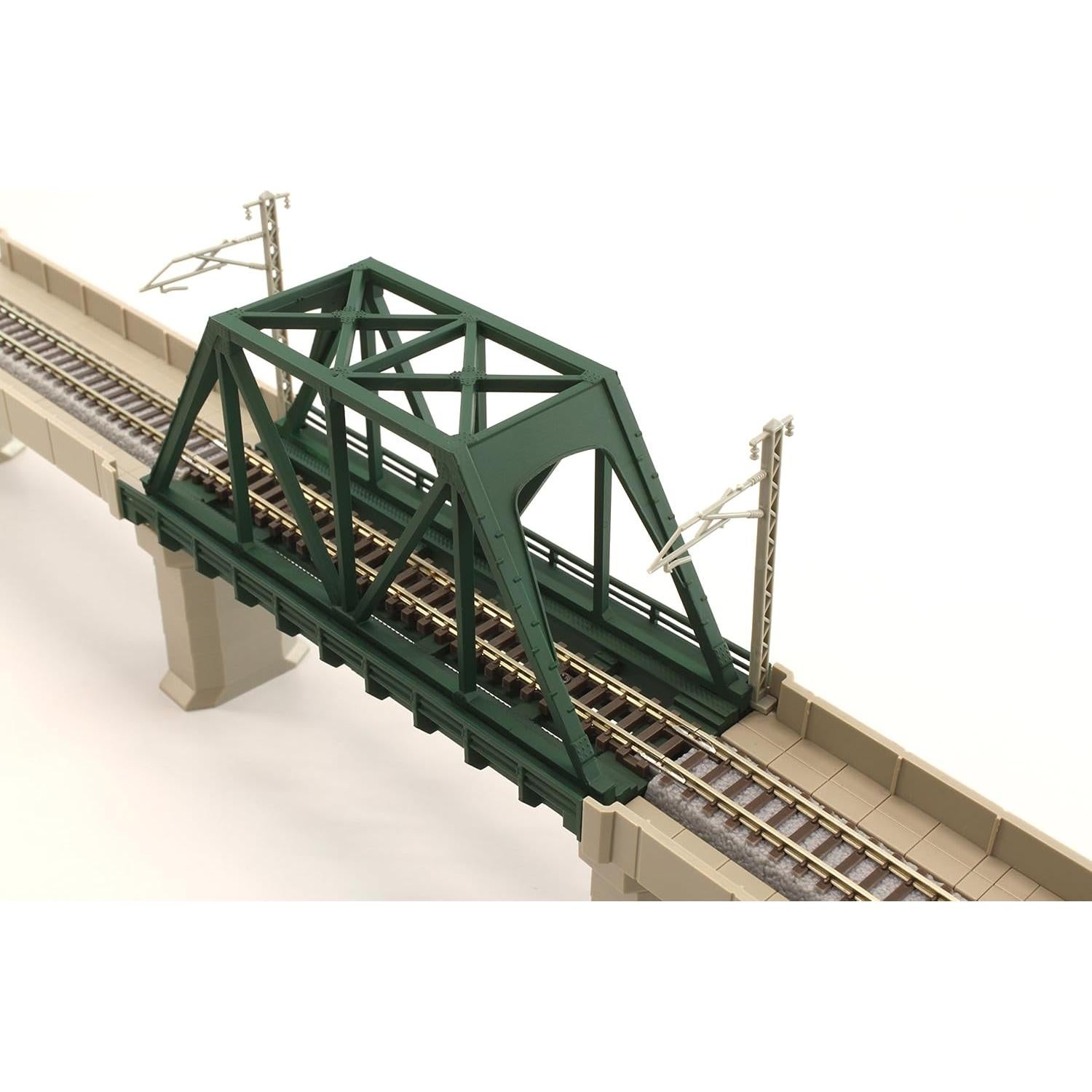 Puente Truss Ferroviario Rokuhan R089 Verde 110 mm