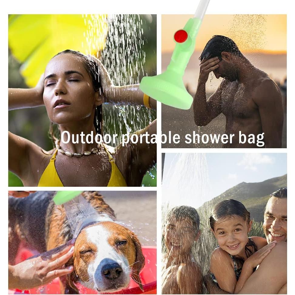 Bolsa de Ducha Solar NODG 20L con Manguera y Cabezal