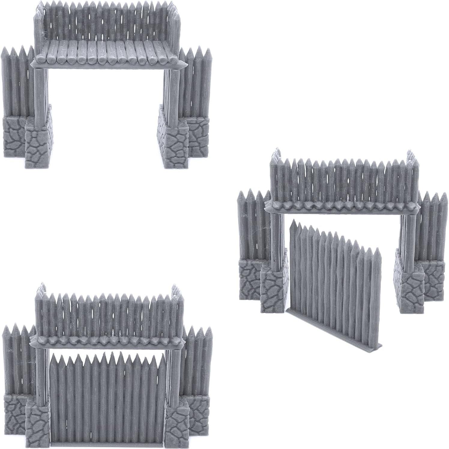 Bastión Vikingo EnderToys 3D para RPG y Wargame 28mm