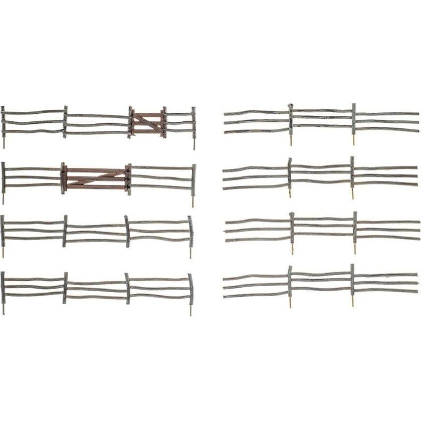 Valla de Troncos HO Woodland Scenics A2981 58,5 m