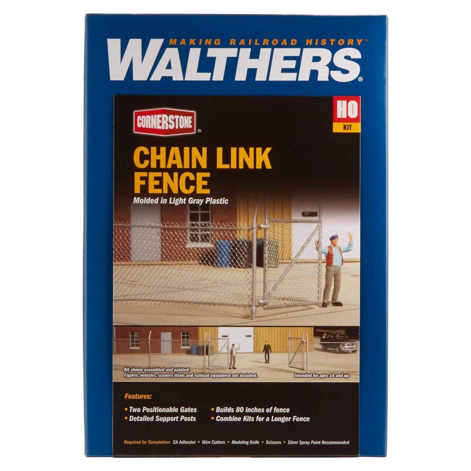 Valla de Cadena Walthers Cornerstone Escala HO 203 cm