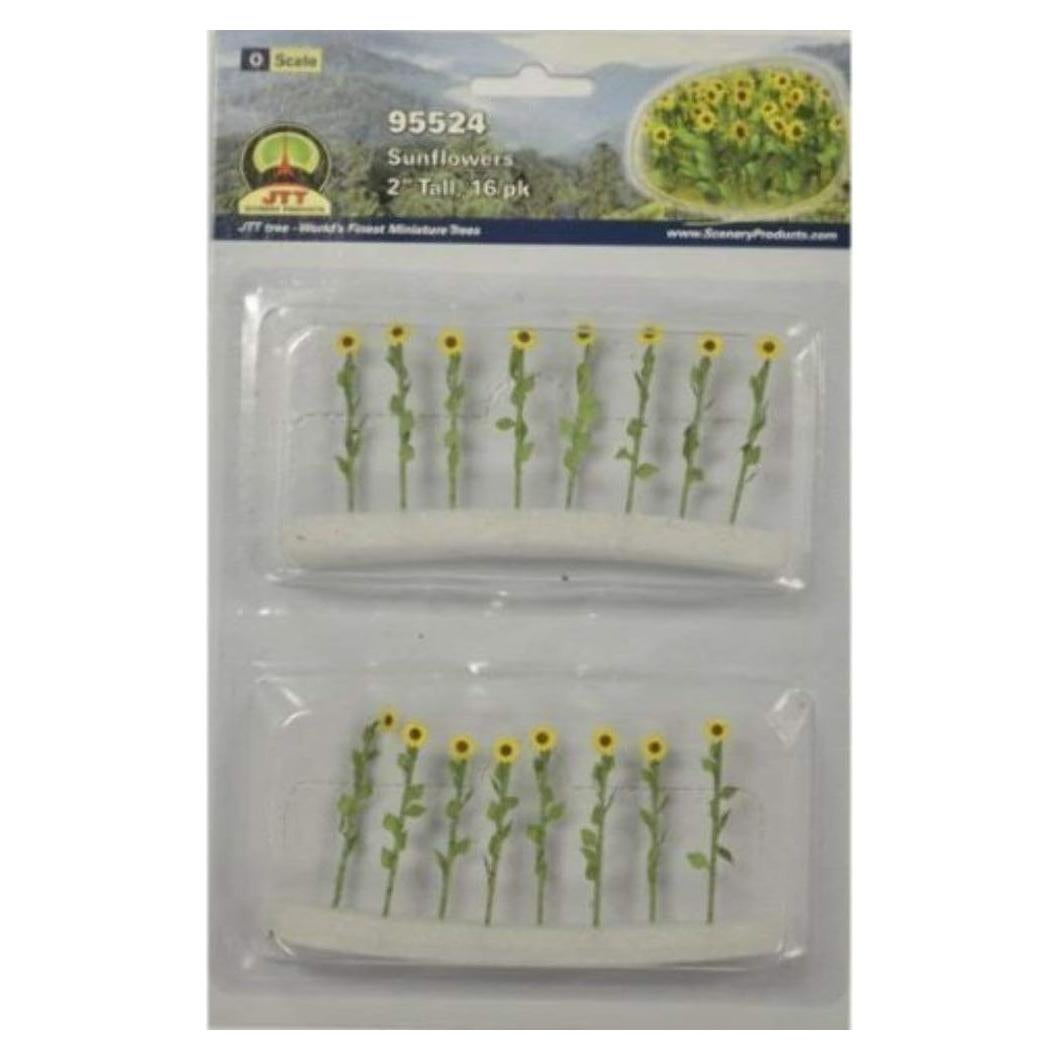 Plantas Florecientes Girasoles JTT 5.08 cm 16 Piezas