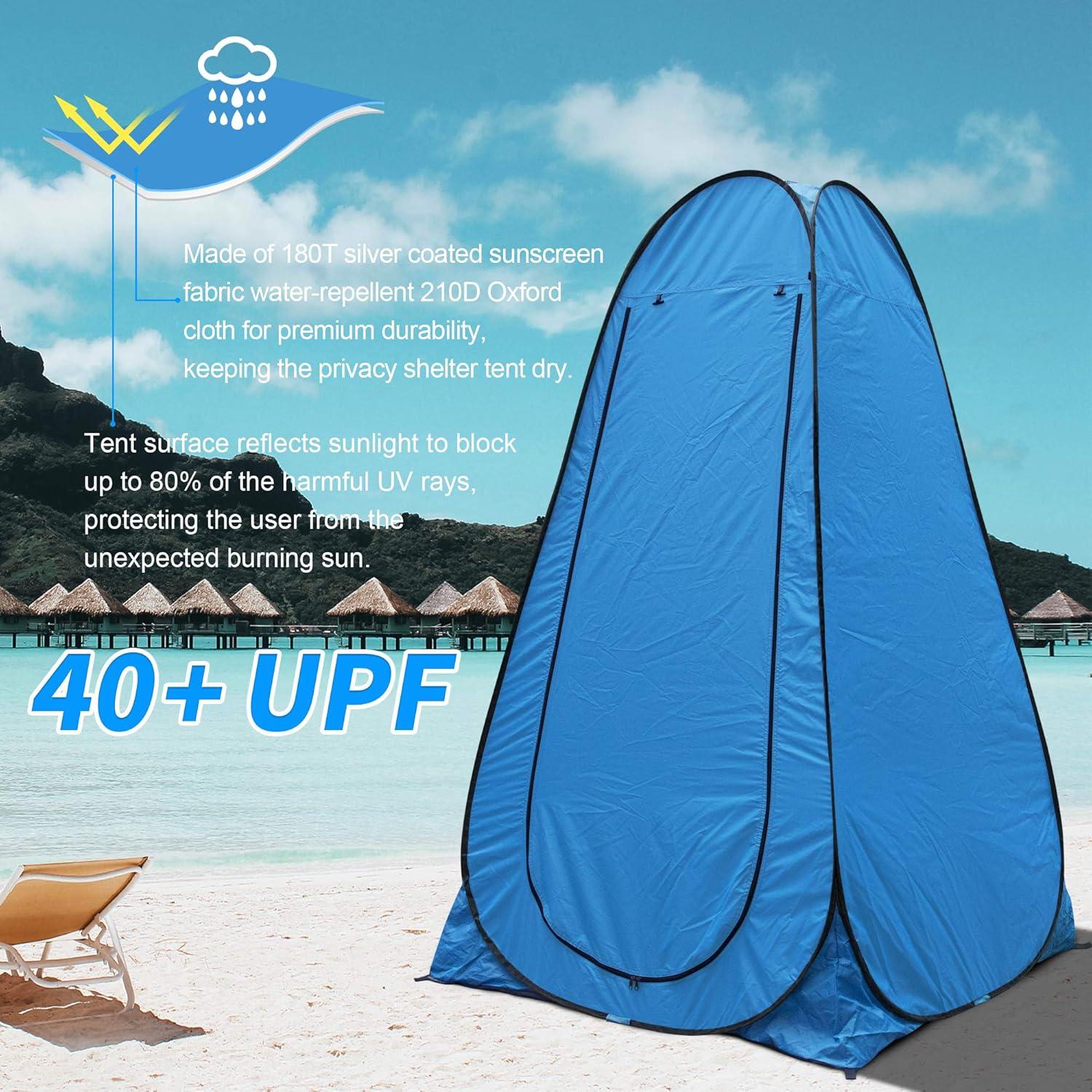 Carpa de Privacidad Pop Up anngrowy 2 Personas Impermeable