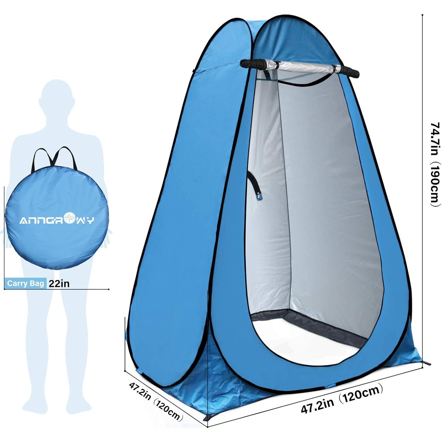 Carpa de Privacidad Pop Up anngrowy 2 Personas Impermeable