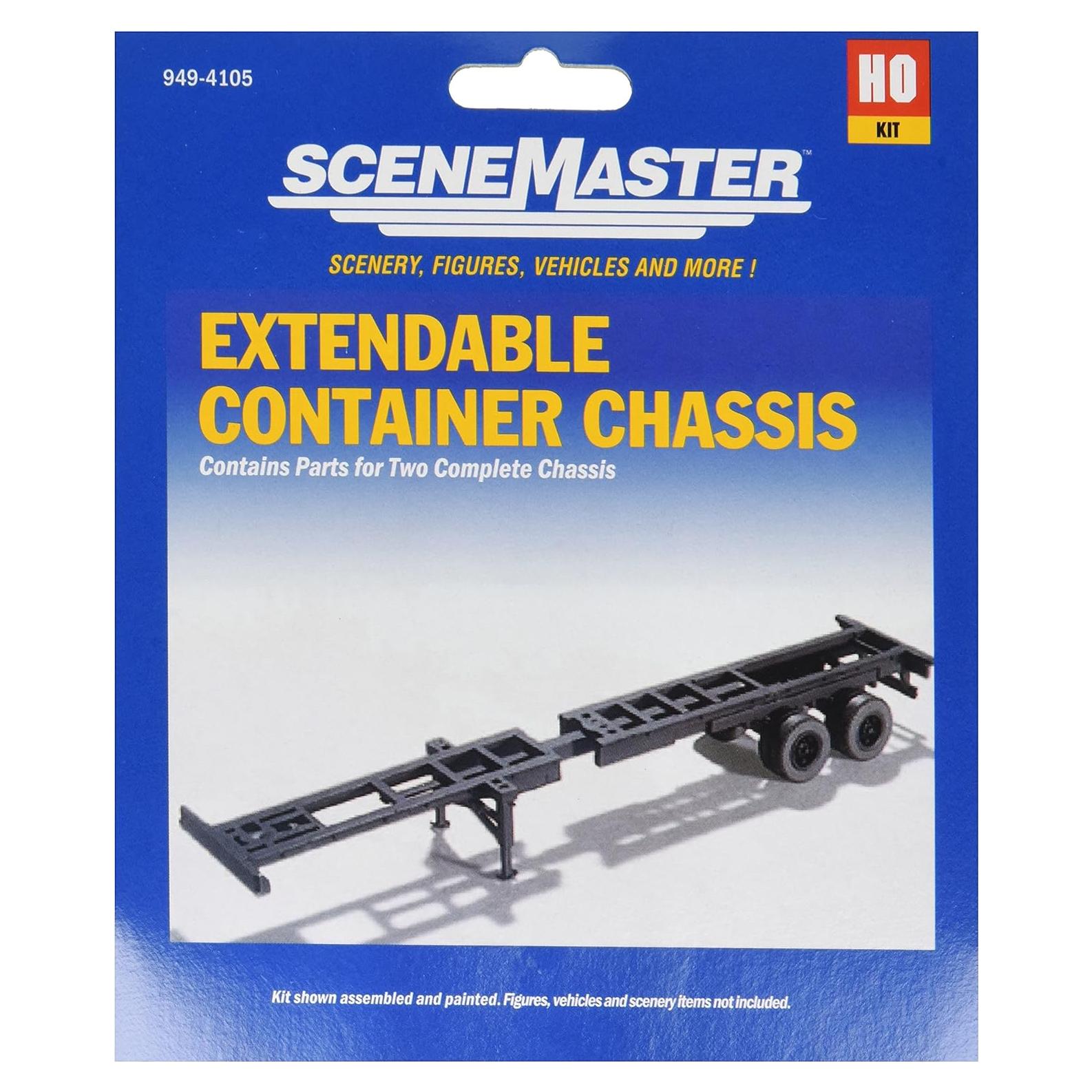 Chasis de Contenedor Extensible Walthers 1:87 HO 54g