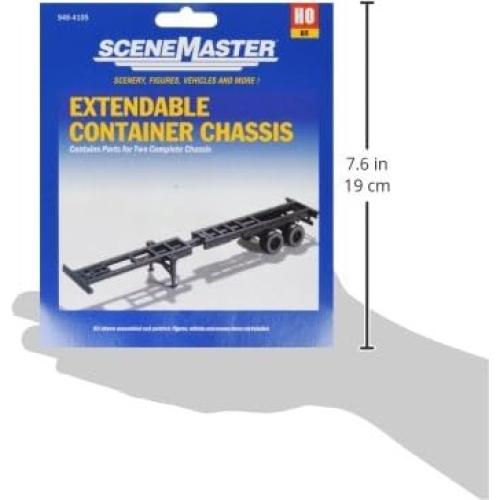 Chasis de Contenedor Extensible Walthers 1:87 HO 54g