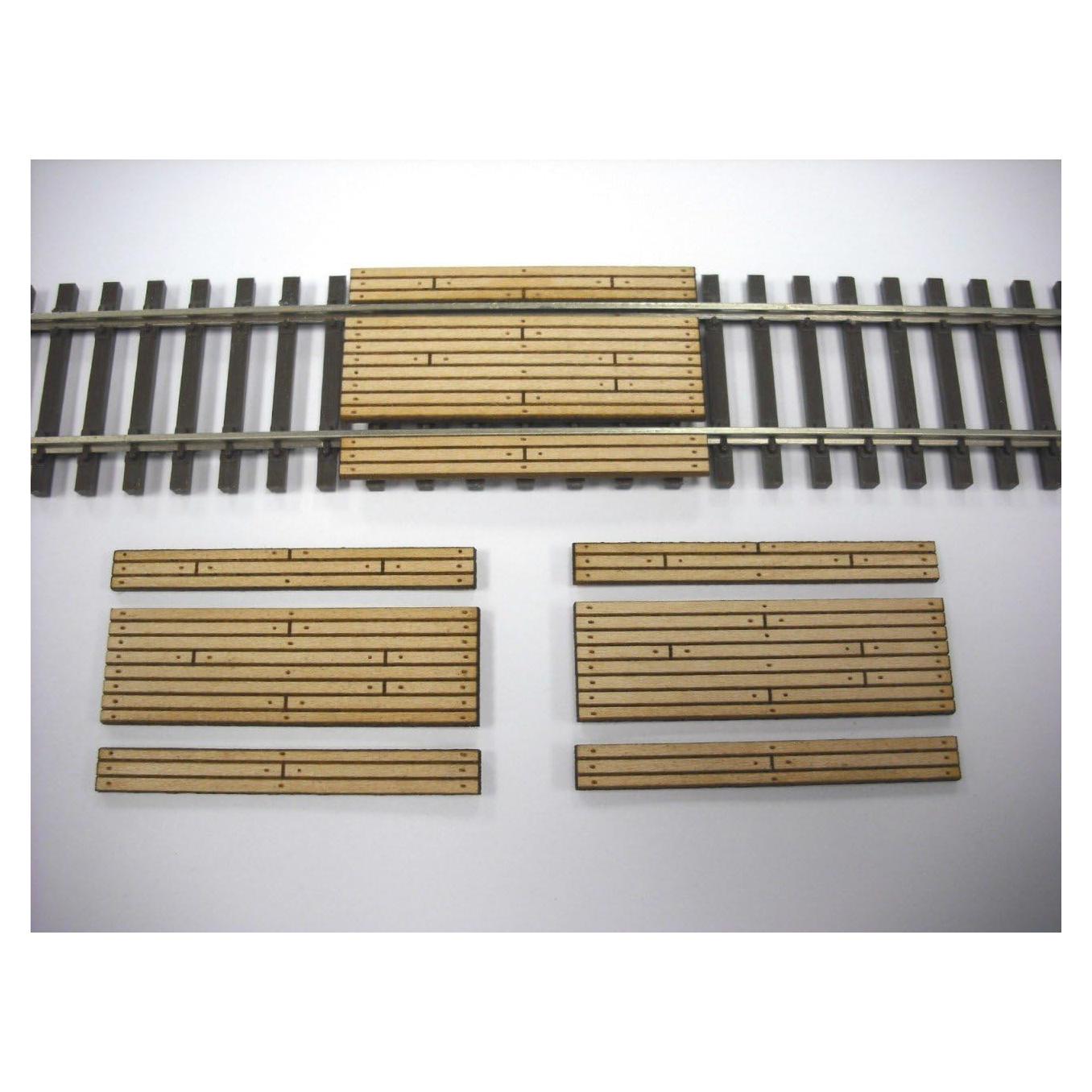 HO Scale ** Laser Cut ** Custom Single Lane Crossing 3 Pack
