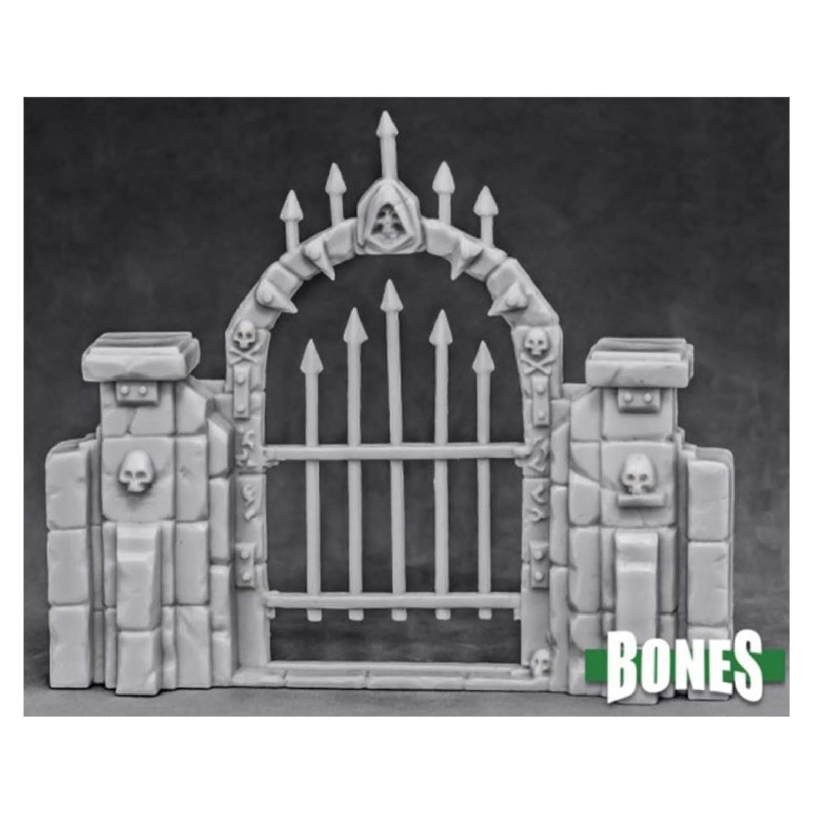 Puerta de Cerca del Cementerio Reaper Miniatures 100x85mm