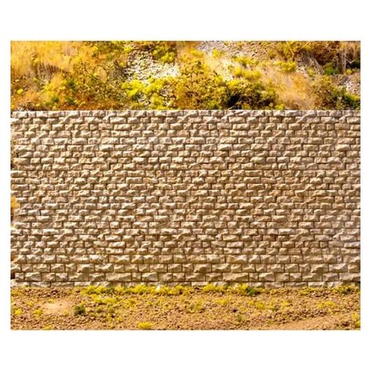 Azulejo de piedra beige rústico Chooch 17x8.7 cm pegado