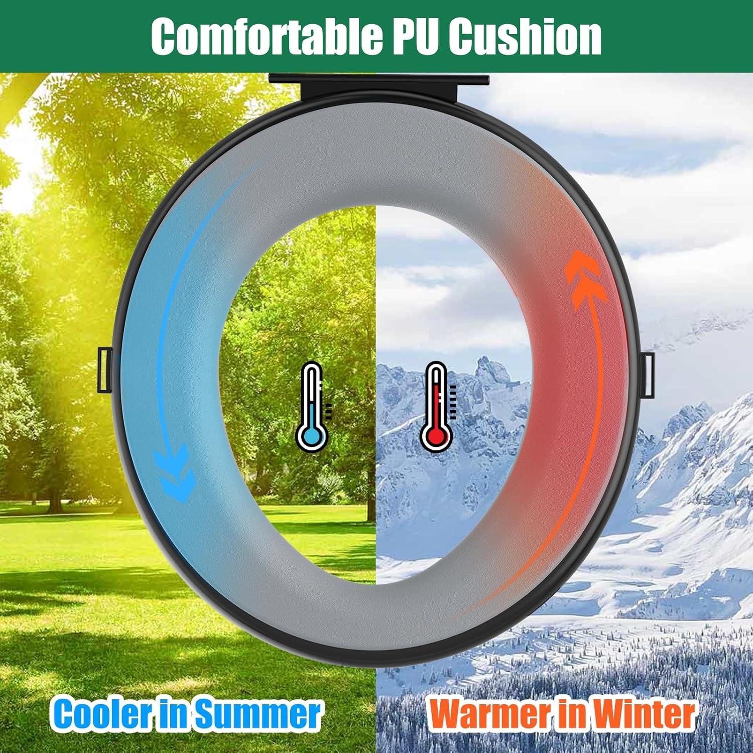 Asiento de Inodoro PAHTTO para Cubo de 19L con Cojín