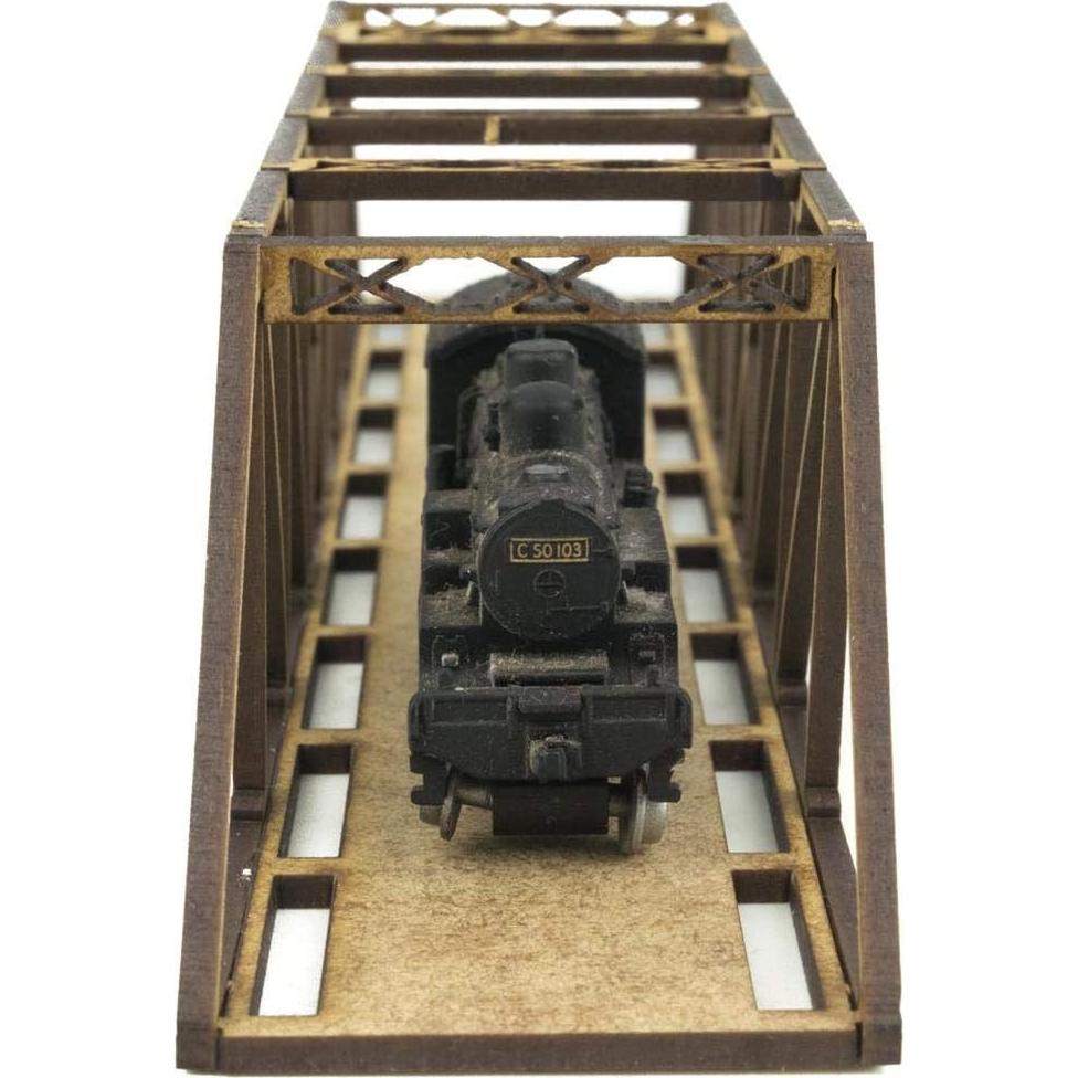 Puente de Viga MDF N-Gauge 200mm War World Scenics