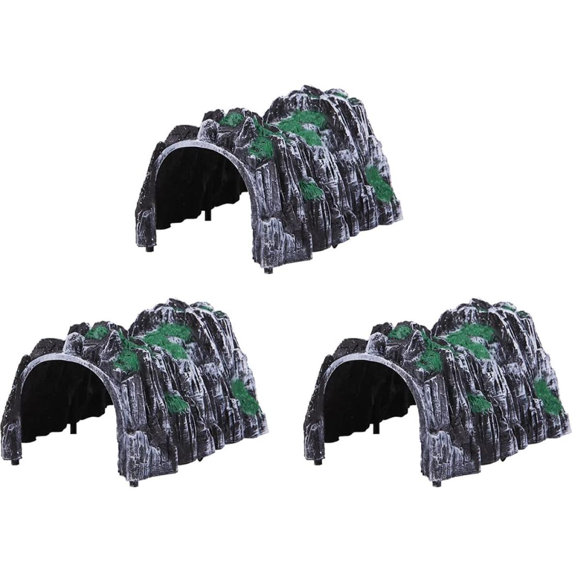 Toyvian 6 Pieces Model cave Model Train Tunnel Sand Table Model Scenery Train Railway