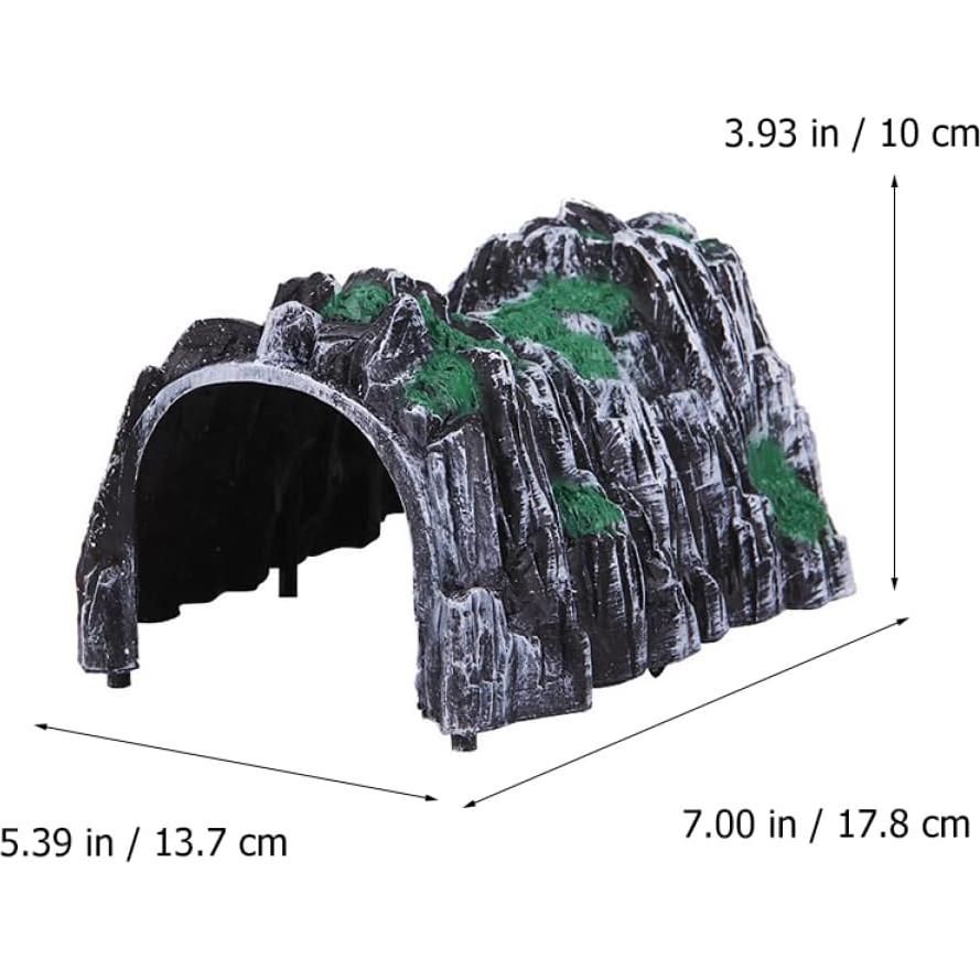 Toyvian 6 Pieces Model cave Model Train Tunnel Sand Table Model Scenery Train Railway
