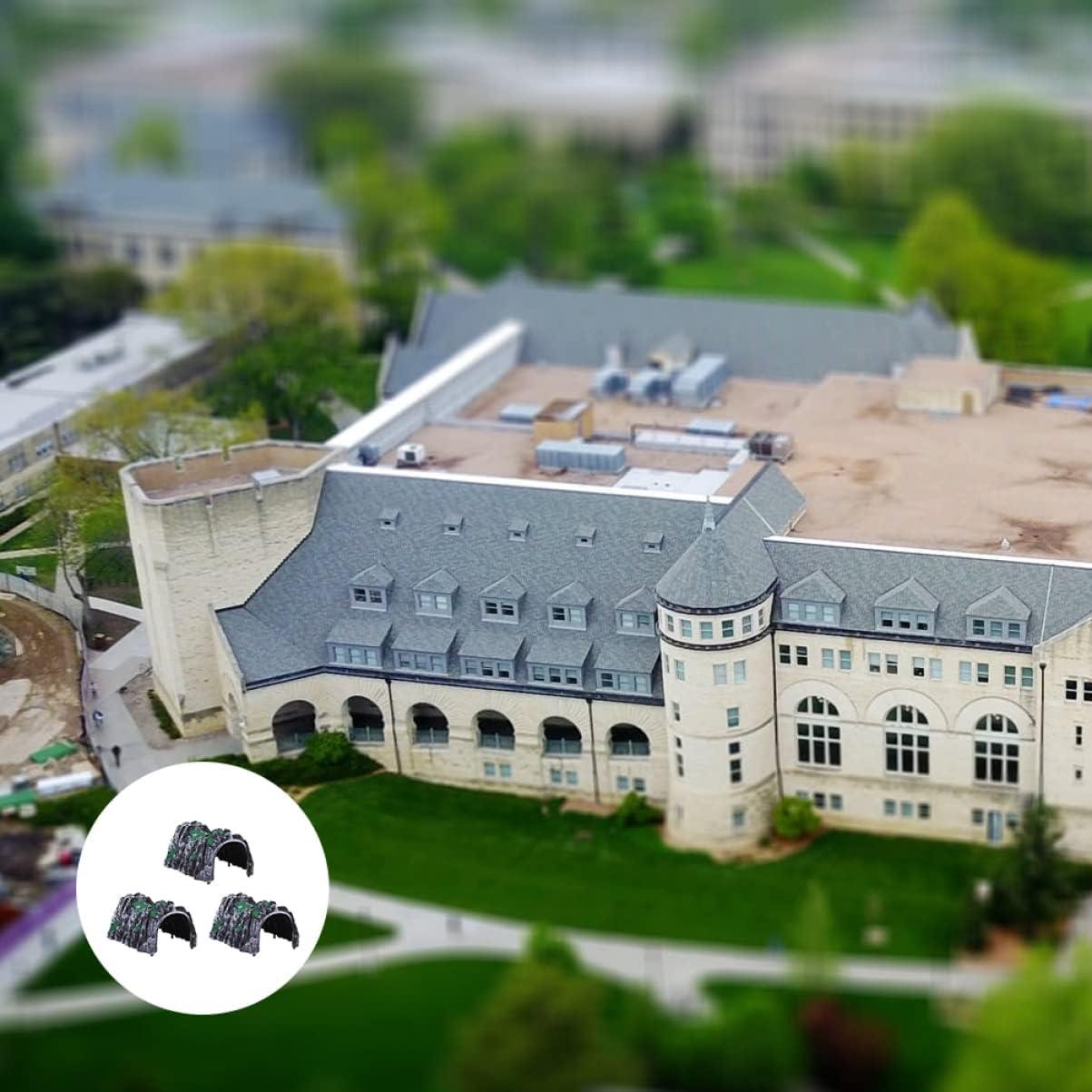 Toyvian 6 Pieces Model cave Model Train Tunnel Sand Table Model Scenery Train Railway