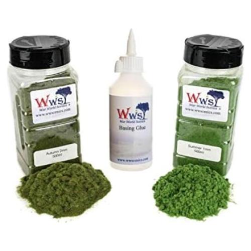 Kit de Hierba Forestal WWS - Diorama y Modelismo 1mm y 2mm