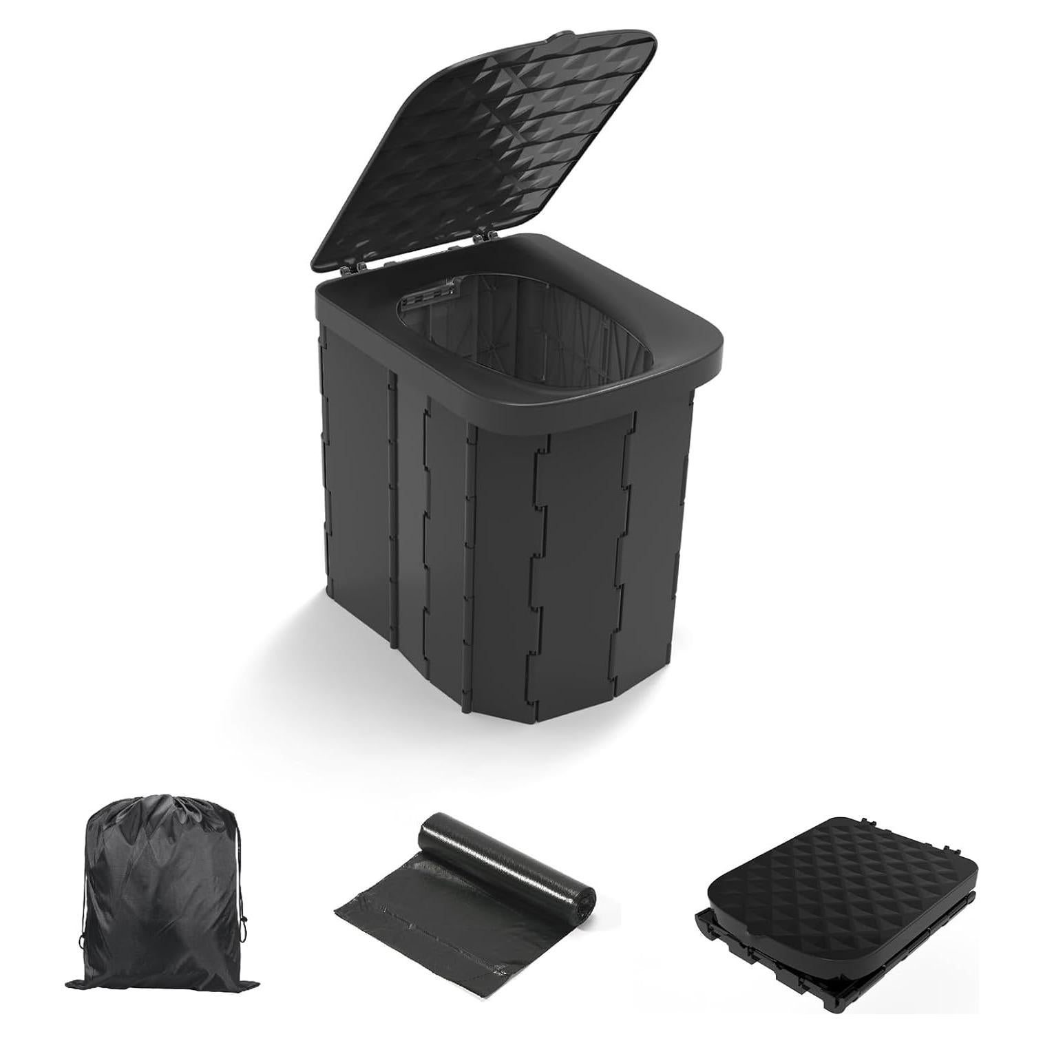 Inodoro Plegable Hapoon XL Portátil para Camping - 181 kg