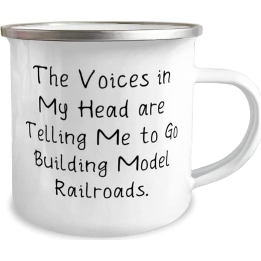 Taza de Camping 12oz Acero Inoxidable Genérica Blanca