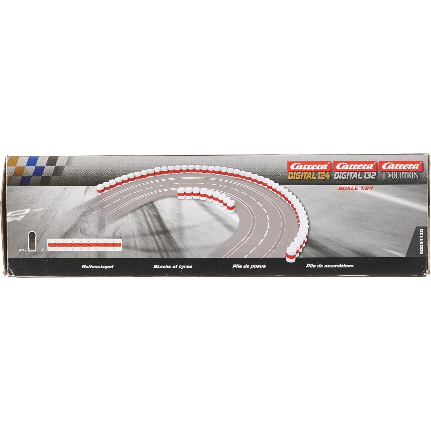 Guardrail de Pilas de Neumáticos Carrera 20021130 25,4 cm