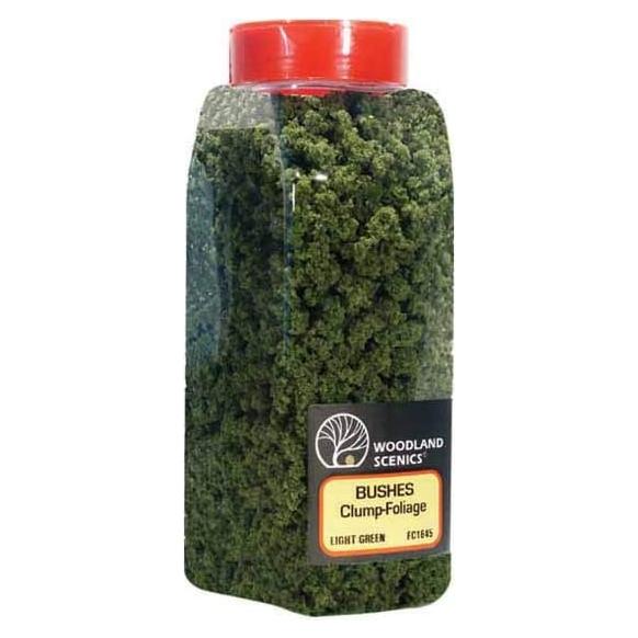 Grupo de Arbustos Verde Claro Woodland Scenics 32 oz