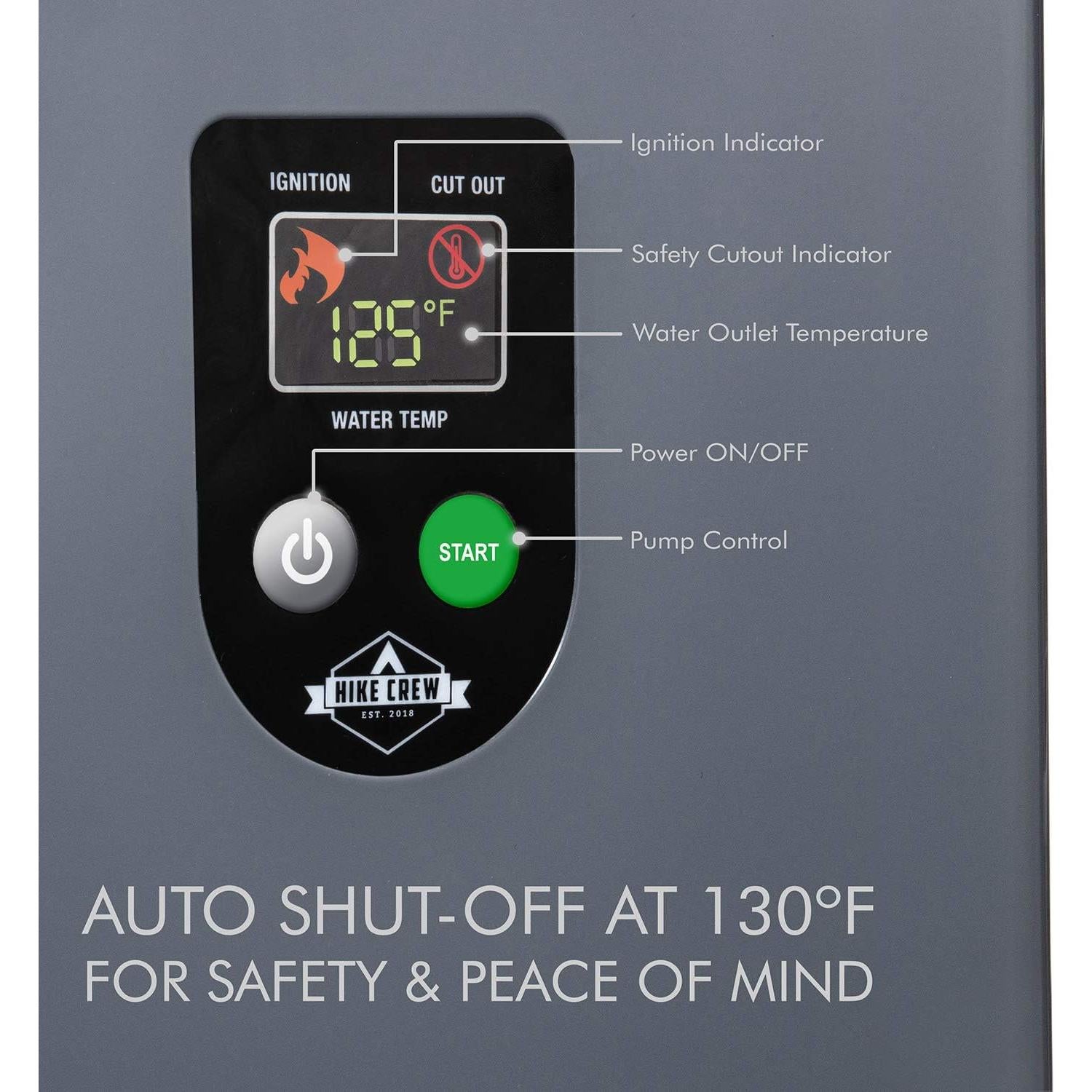 Calentador de Agua Portátil Hike Crew – Ducha Compacta 12V