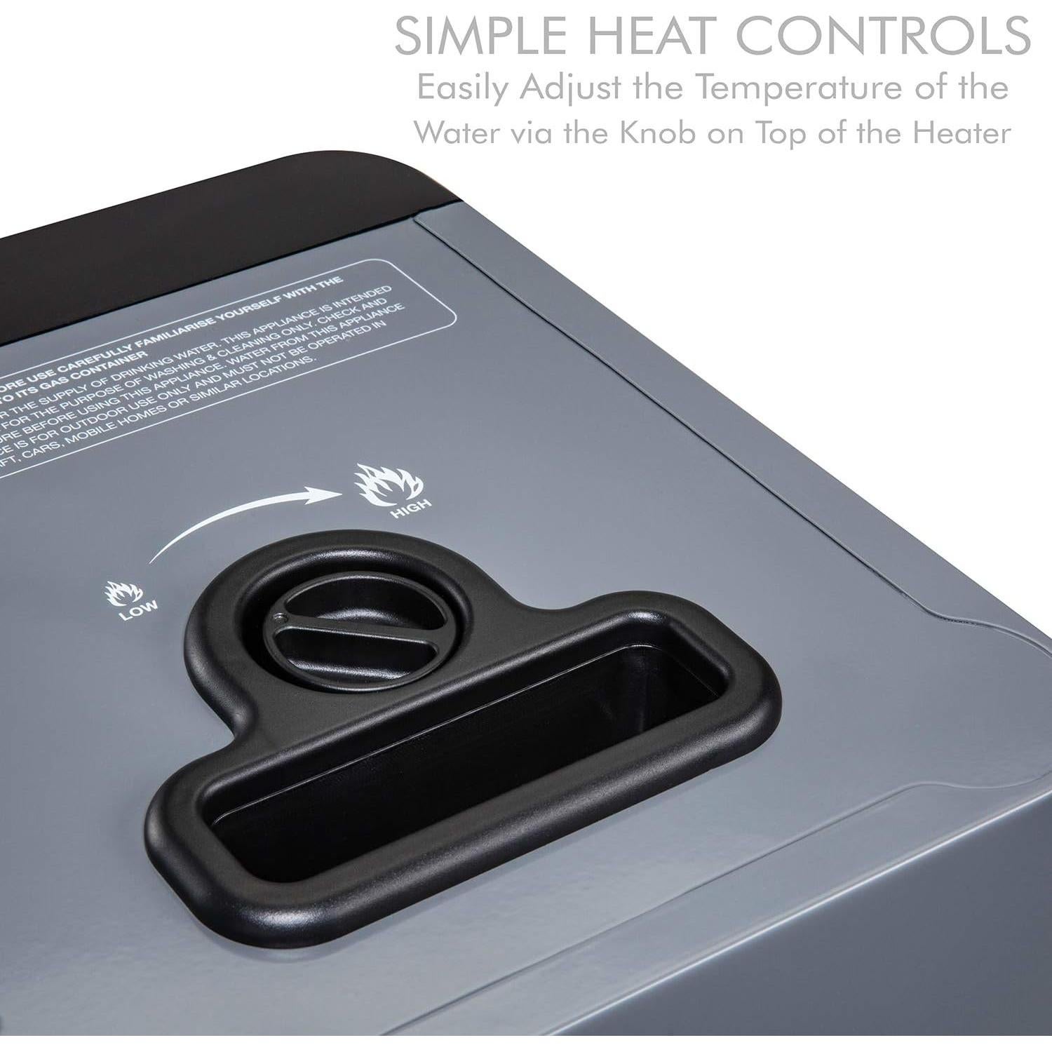 Calentador de Agua Portátil Hike Crew – Ducha Compacta 12V