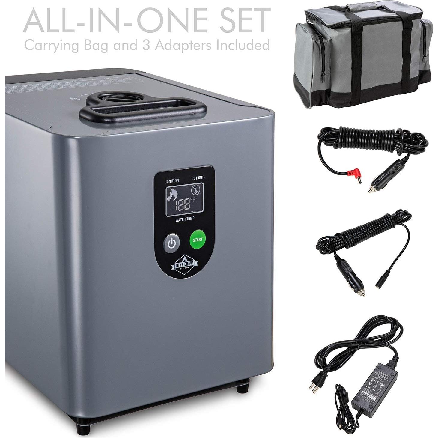 Calentador de Agua Portátil Hike Crew – Ducha Compacta 12V